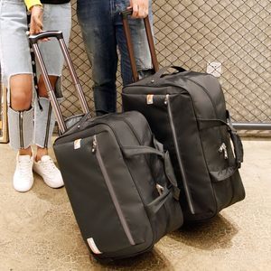 旅行包男士休闲大容量行李袋短途旅游出差牛津布健身包斜挎手提包