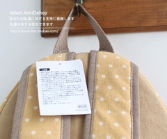 撞色帆布波点背包 森系女生旅行包 双肩包 学生包